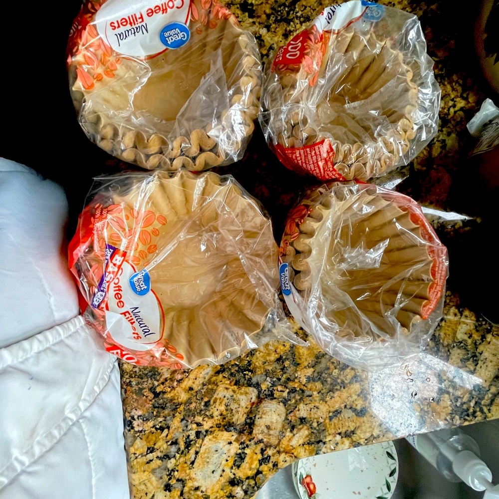 Coffee filters use for crafting